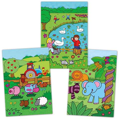 Galt Water Magic: Carte de colorat Animalute