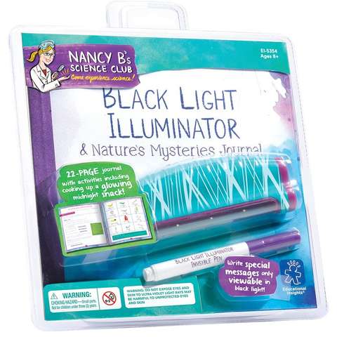 Educational Insights Lampa cu lumina ultravioleta si jurnal de activitati