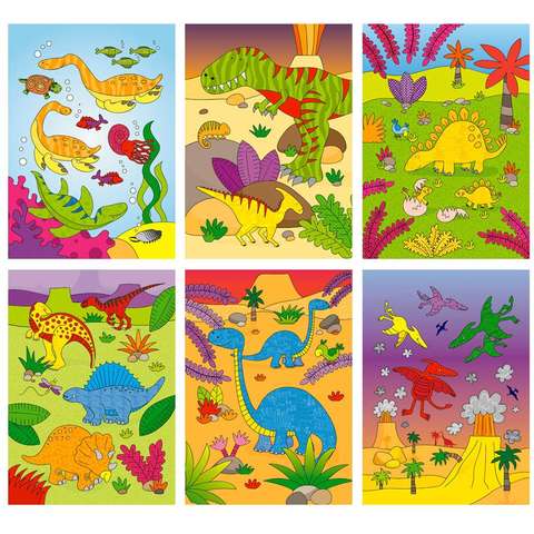 Galt Water Magic: Carte de colorat Dinozauri