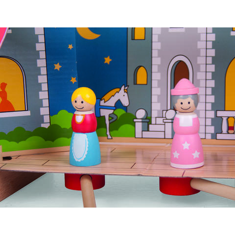 BIGJIGS Toys Teatru magnetic - Primul spectacol