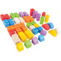 BIGJIGS Toys Cuburi din lemn - Set 40 buc
