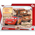 Dino Puzzle - Peripetii cu Lightning McQueen (12 piese)
