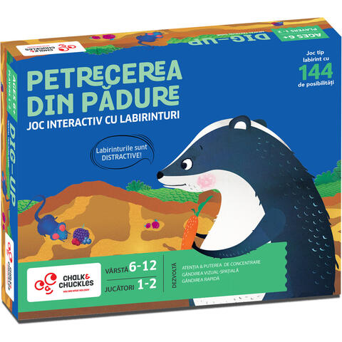Chalk and Chuckles Joc interactiv - Petrecerea din padure