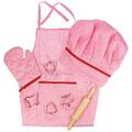 BIGJIGS Toys Set sortulet si accesorii roz