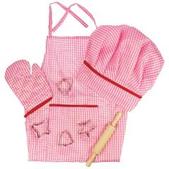 Set sortulet si accesorii roz