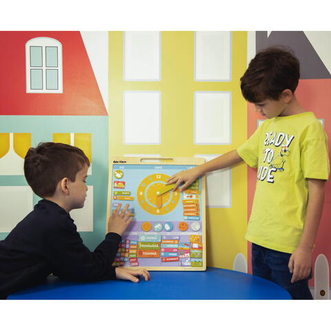 BIGJIGS Toys Calendar magnetic vremea - limba romana