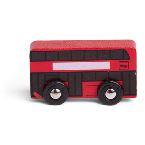 BIGJIGS Toys Set 5 vehicule din lemn