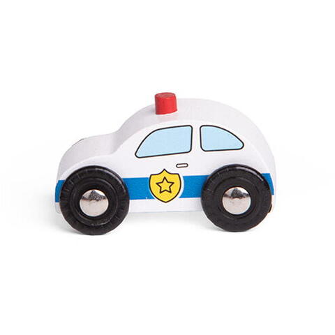 BIGJIGS Toys Set 5 vehicule din lemn