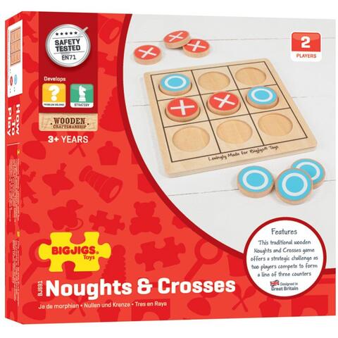 BIGJIGS Toys Joc educativ - X si Zero