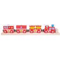BIGJIGS Toys Trenuletul pompierilor