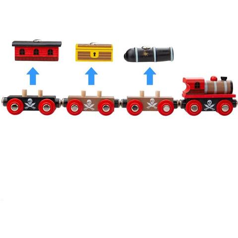 BIGJIGS Toys Trenuletul piratilor