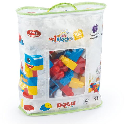 DOLU Primele cuburi  de construit - 100 piese