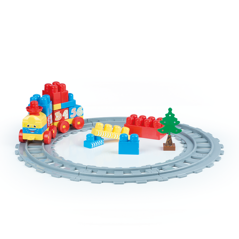 DOLU Set de constructii cu trenulet - 36 piese