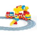 DOLU Set de constructii cu trenulet - 58 piese
