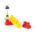 DOLU Set de constructii cu trenulet - 89 piese