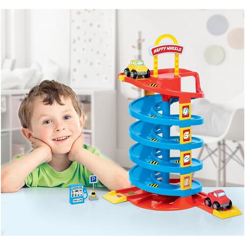 DOLU Joc de constructie - Circuit masinute (38 piese)