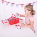 BIGJIGS Toys Setul meu de picnic cu buline