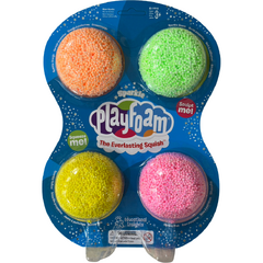 Spuma de modelat cu sclipici Playfoam™ - Set 4 culori