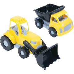 Camion si excavator