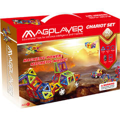 Joc de constructie magnetic - 40 piese