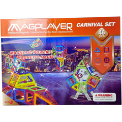 Joc de constructie magnetic - 46 piese