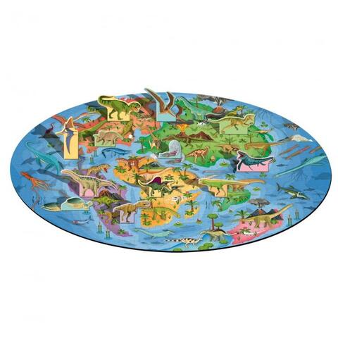 Sassi Cunoaste si exploreaza - Puzzle Lumea dinozaurilor (200 piese)