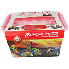 Joc de constructie magnetic - 66 piese