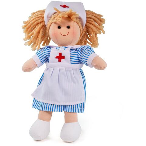 BIGJIGS Toys Papusa - Nurse Nancy