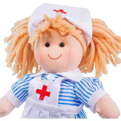 BIGJIGS Toys Papusa - Nurse Nancy