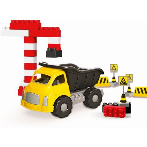 DOLU Camion si cuburi de construit - 40 piese