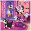 Dino Puzzle 3 in 1 - O zi cu Minnie (55 piese)