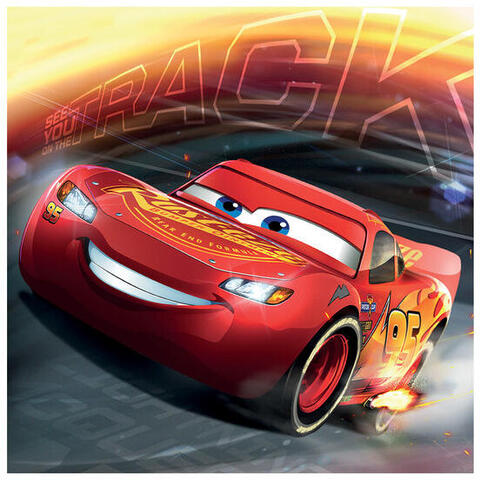 Dino Puzzle 3 in 1 - Cars 3: Cursa cea mare (3 x 55 piese)