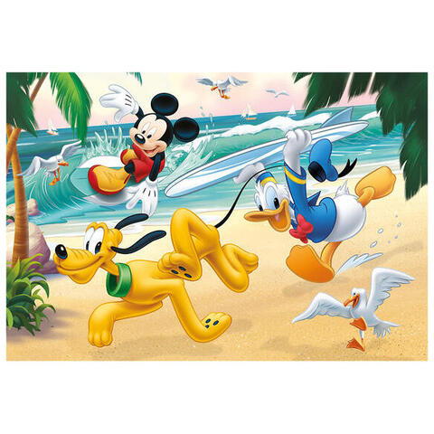 Dino Puzzle 2 in 1 - Mickey campionul (2 x 77 piese)