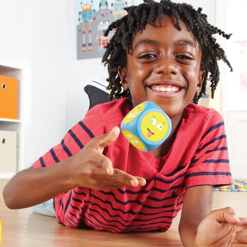 Learning Resources Cuburi pentru conversatii - EMOJI