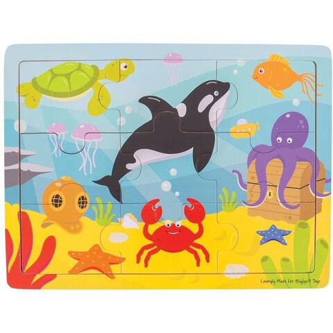 BIGJIGS Toys Puzzle - Lumea acvatica