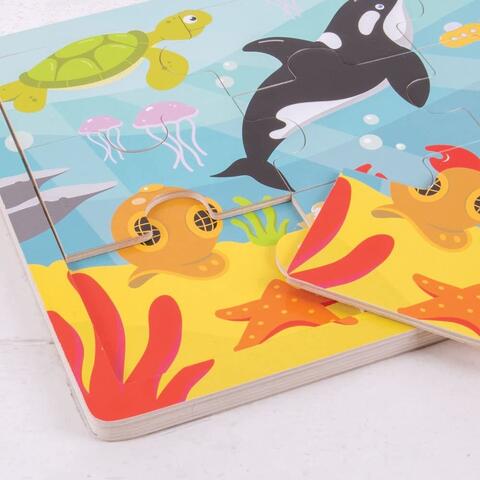 BIGJIGS Toys Puzzle - Lumea acvatica