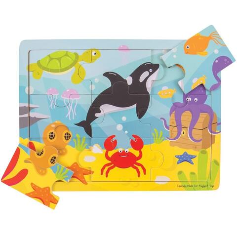 BIGJIGS Toys Puzzle - Lumea acvatica