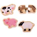 BIGJIGS Toys Puzzle - animale de la ferma