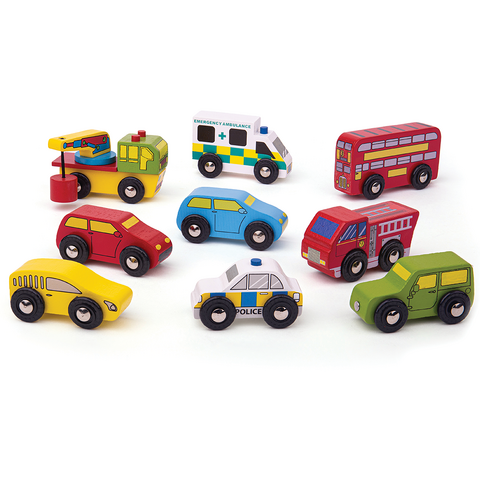 BIGJIGS Toys Colectia mea de vehicule