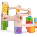 BIGJIGS Toys Marble Run din lemn