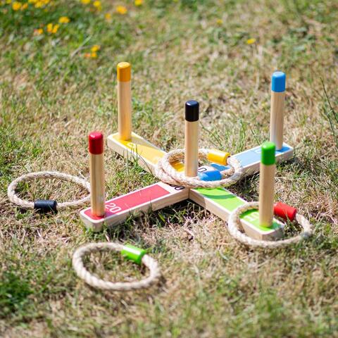 BIGJIGS Toys Joc de aruncat la tinta - Inele