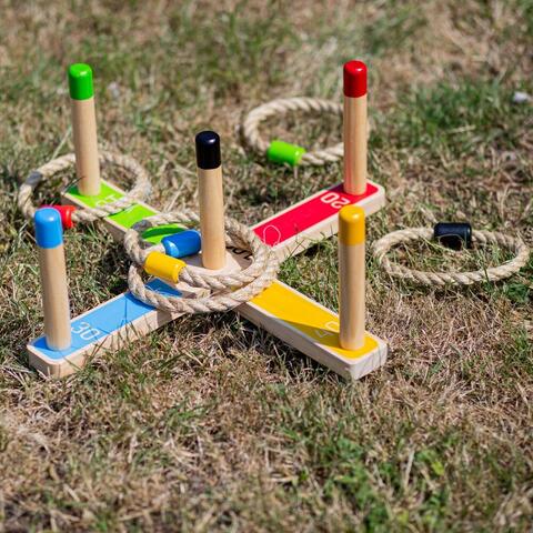BIGJIGS Toys Joc de aruncat la tinta - Inele