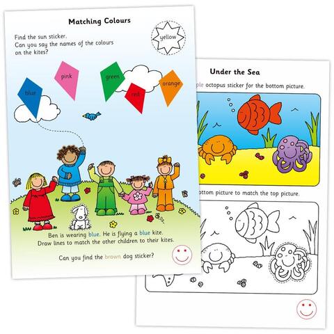 Galt Carte de colorat - Culori, Forme si Dimensiuni