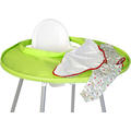 TIDY TOT Kit hranire - Baveta si tava (Curcubeu)