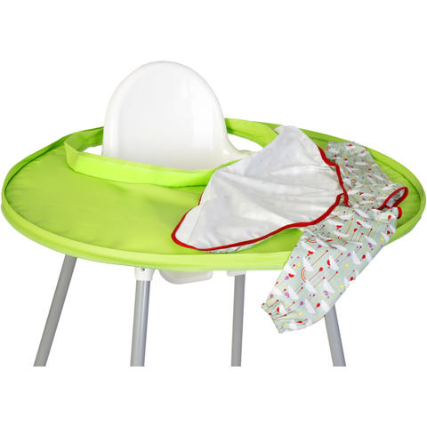 TIDY TOT Kit hranire - Baveta si tava (Curcubeu)