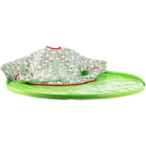 TIDY TOT Kit hranire - Baveta si tava (Curcubeu)