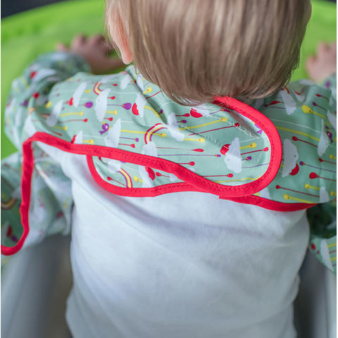 TIDY TOT Kit hranire - Baveta si tava (Curcubeu)