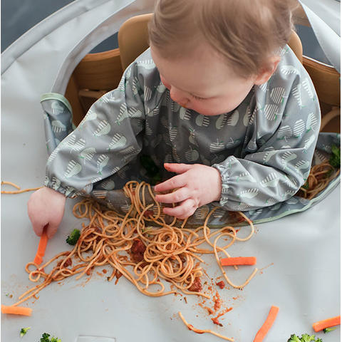 TIDY TOT Kit hranire - Baveta si tava (Fructe Vesele)