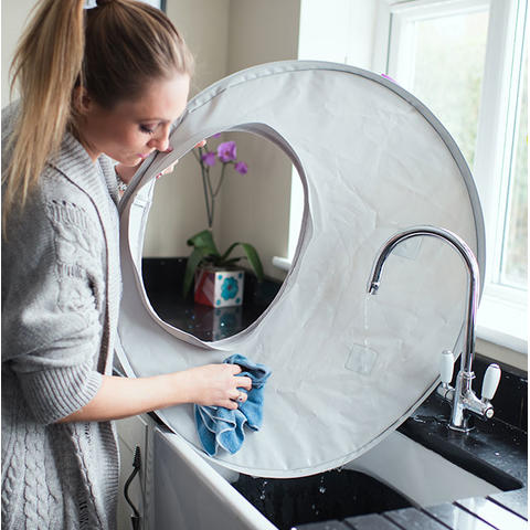 TIDY TOT Kit hranire - Baveta si tava (Fructe Vesele)