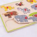 BIGJIGS Toys Puzzle din lemn incastru - Safari
